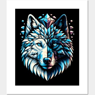 Wolf Crystal Posters and Art